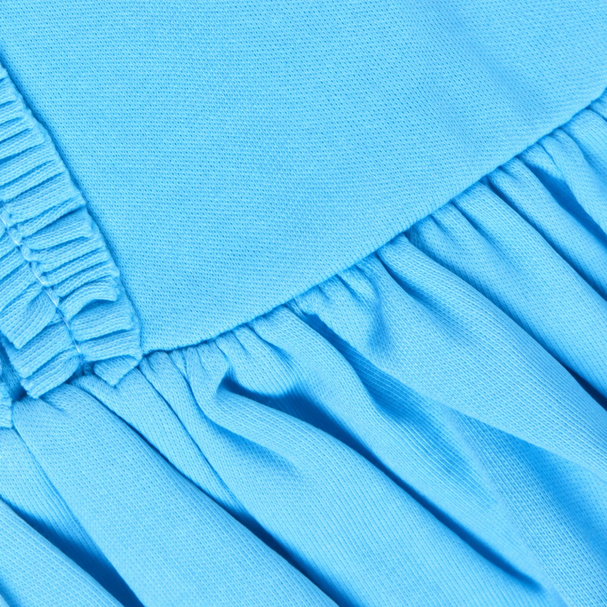 Cutie Girls' Sky Blue Ruffle Dress — view 3