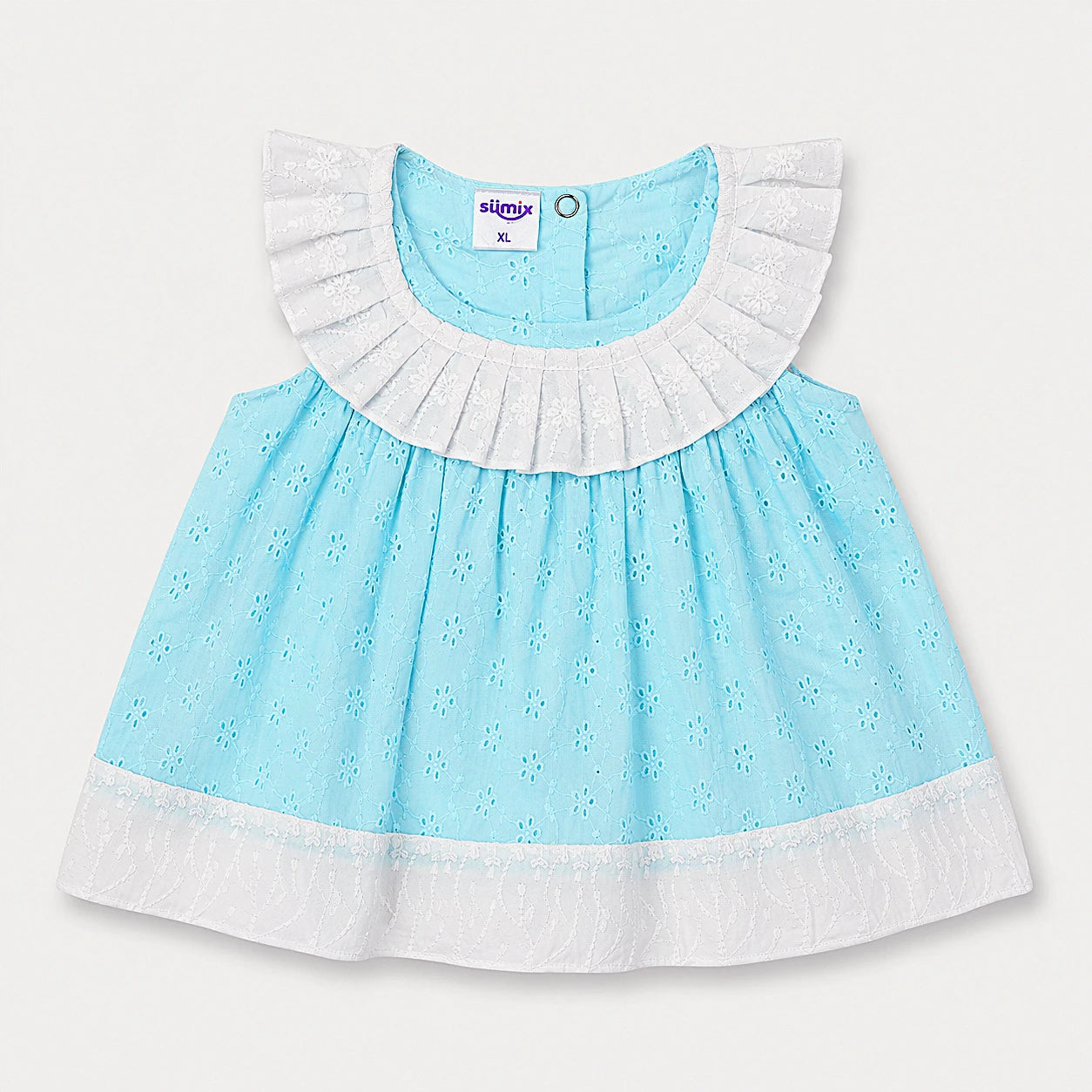 Twinkle Girls Eyelet Ruffle Dress — view 1