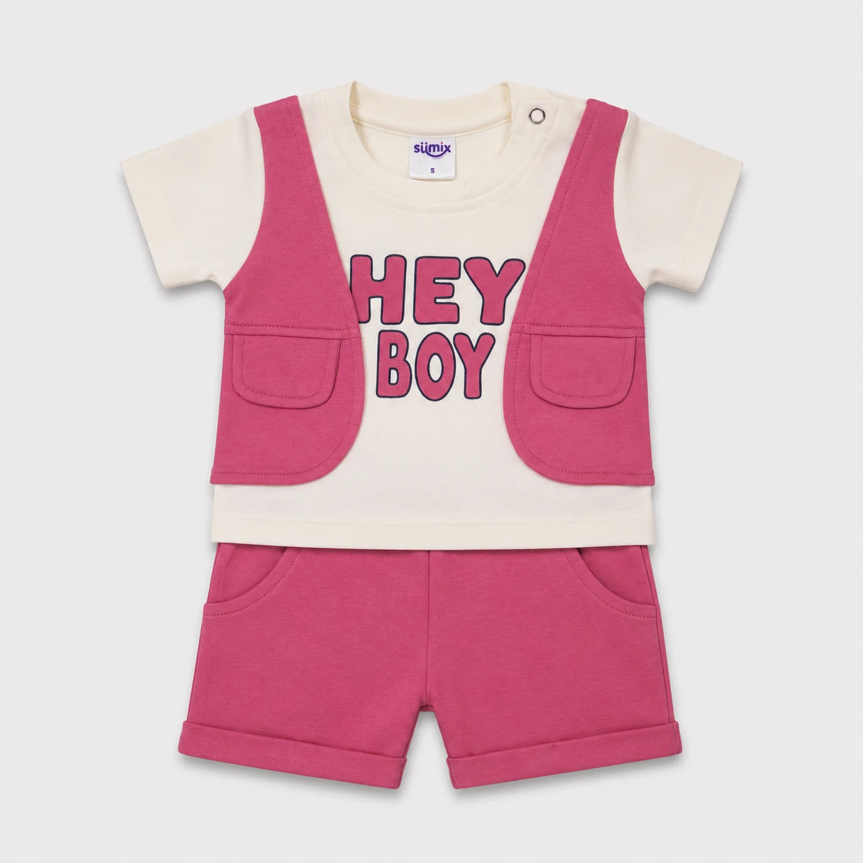 Kiwi Boys Hey Boy Dungaree Set — view 1