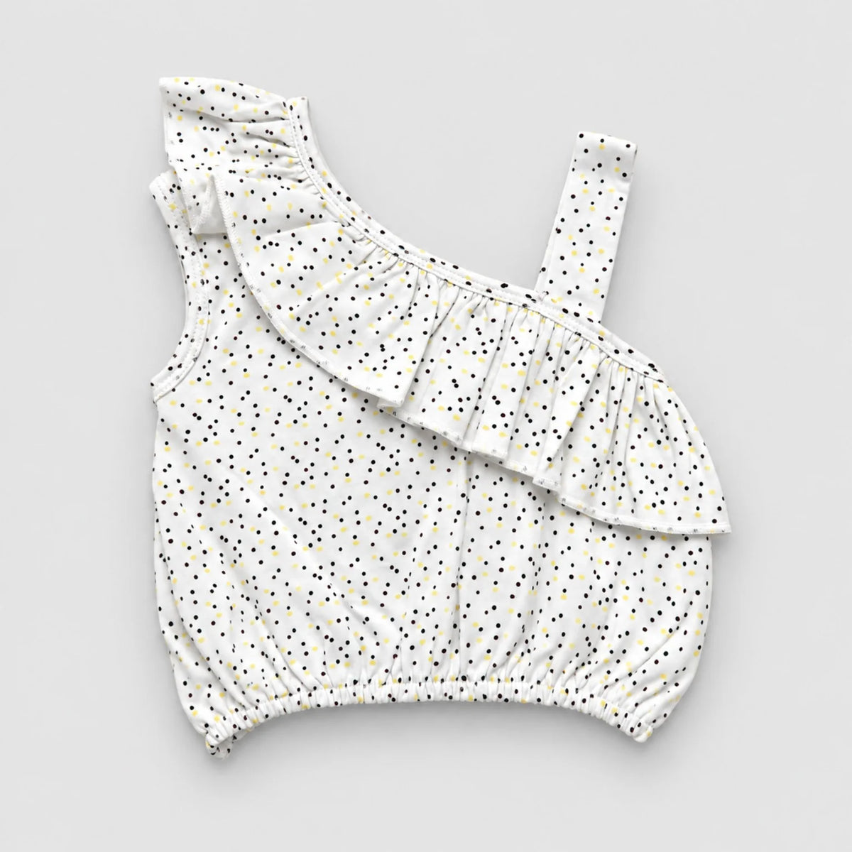 Anna Girls Tulle Skirt & White Ruffle Top Set — view 4