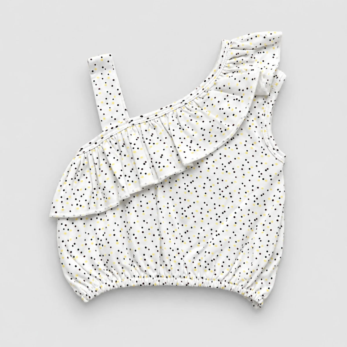 Anna Girls Tulle Skirt & White Ruffle Top Set — view 3