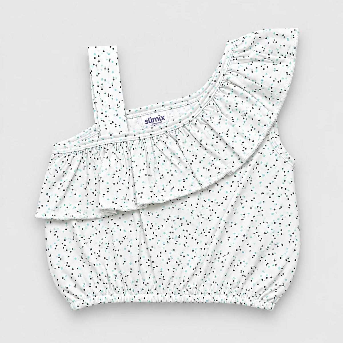 Anna Girls Tulle Skirt & White Ruffle Top Set — view 8