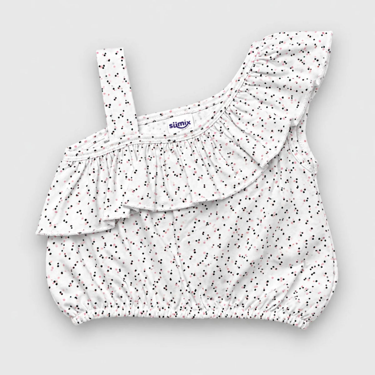 Anna Girls Tulle Skirt & White Ruffle Top Set — view 12