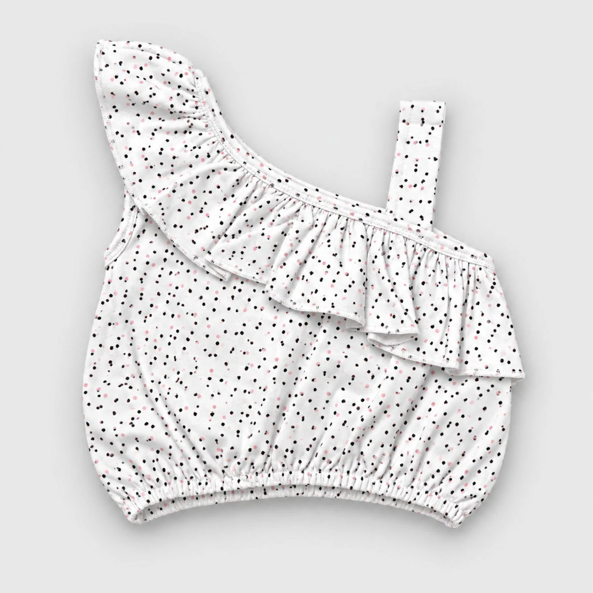 Anna Girls Tulle Skirt & White Ruffle Top Set — view 13