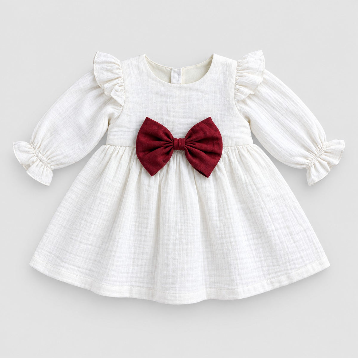 Ruby Girls Bow Ruffle Dress — view 5