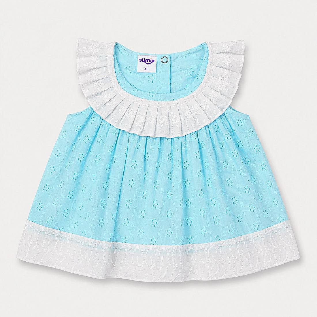 Twinkle Girls Eyelet Ruffle Dress — view 1