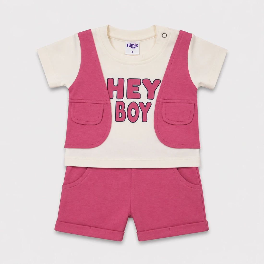Kiwi Boys Hey Boy Dungaree Set — view 1
