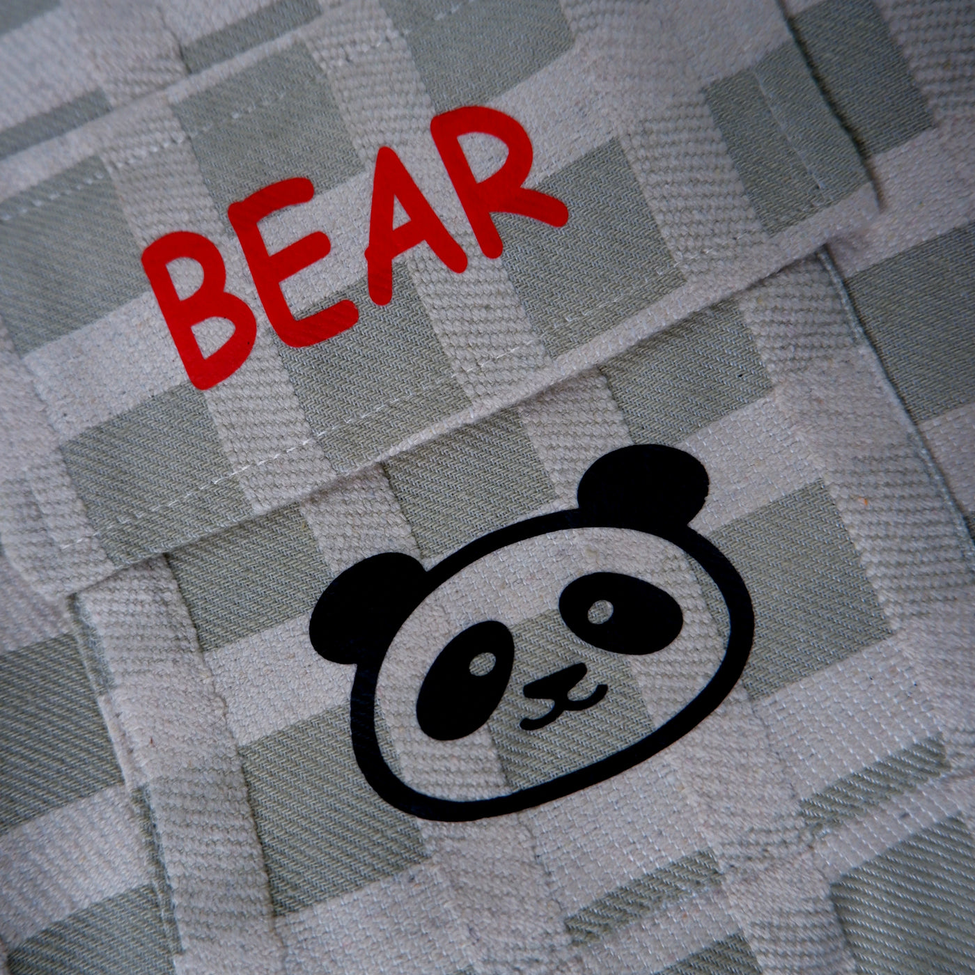 Allen Boys Bear Gingham Dungaree Set — view 5