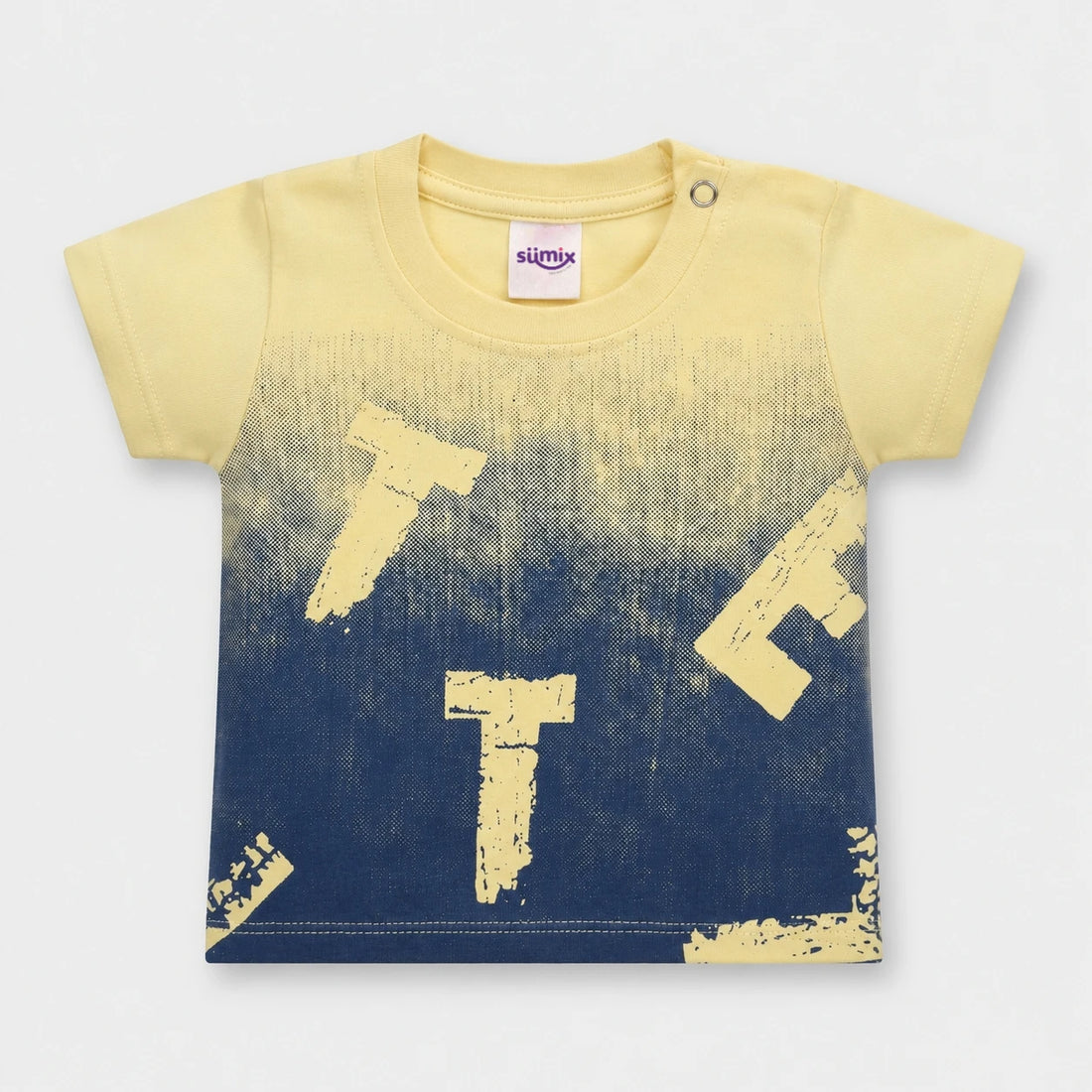 Rehan Boys Ombre Tee & Denim Shorts Set — view 2