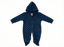 Baby Heart Print Hooded Romper