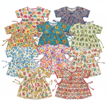 Sumix Summer Jabla Pack of 8 in vibrant prints, lightweight voile cotton with side-tie closure
